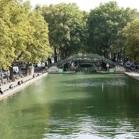 Double Divine Sun&moon Canal St Martin Appartement Paris