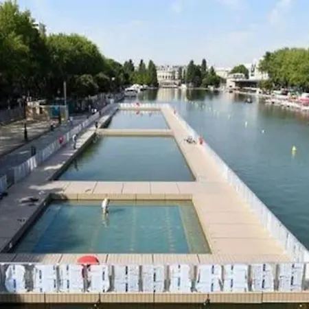 Double Divine Sun&moon Canal St Martin Appartement Paris